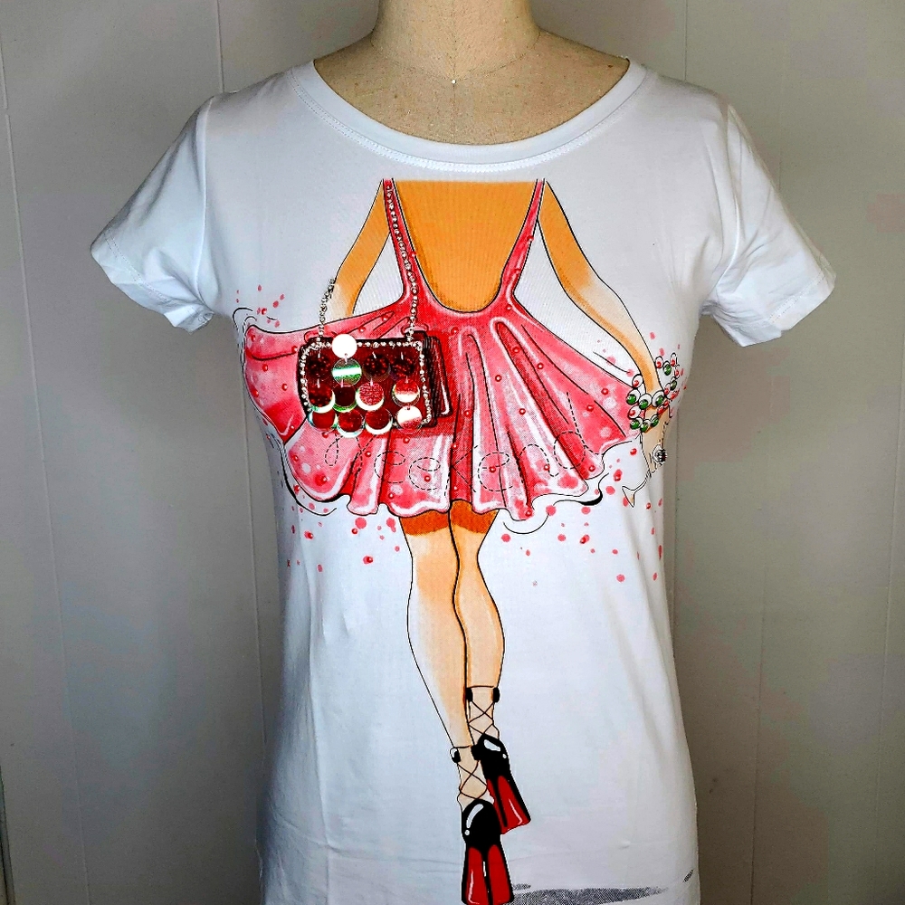 Women's Artsy w/ Shiny Crystals (Stretch)